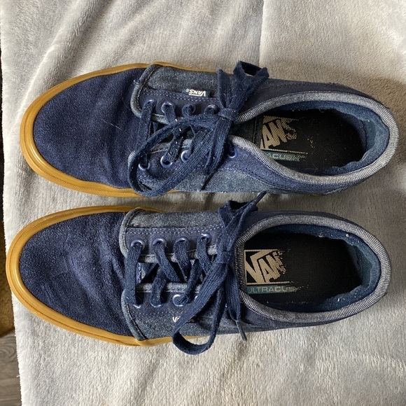 Vans Men's Shoes "Chukka Low Pro''--(Denim)-- Dress Blues/Class Size 6.5 - Picture 5 of 7